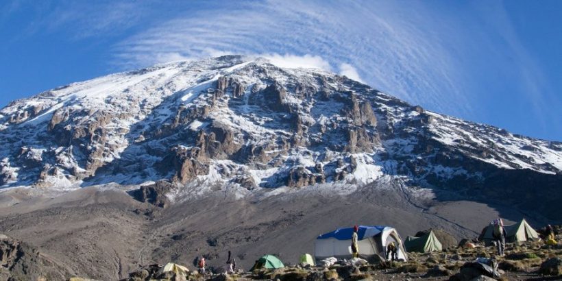 Mt. Kilimanjaro Summit from Karanga Camp